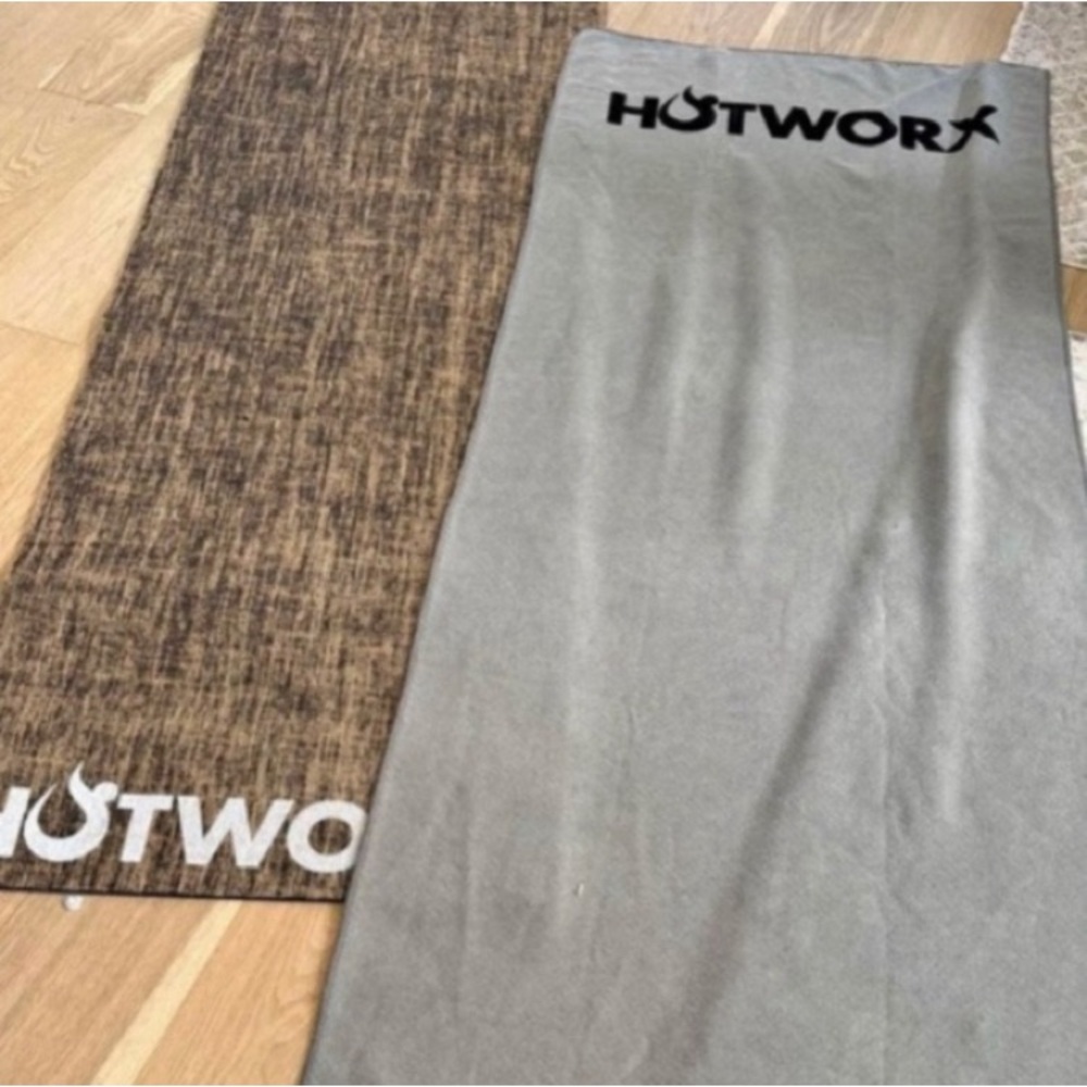 HOTWORX towel and yoga mat gently used.